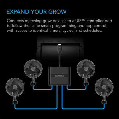 UIS splitter med 4 porter, adapter dongle for delt programmering - smartvekst.no